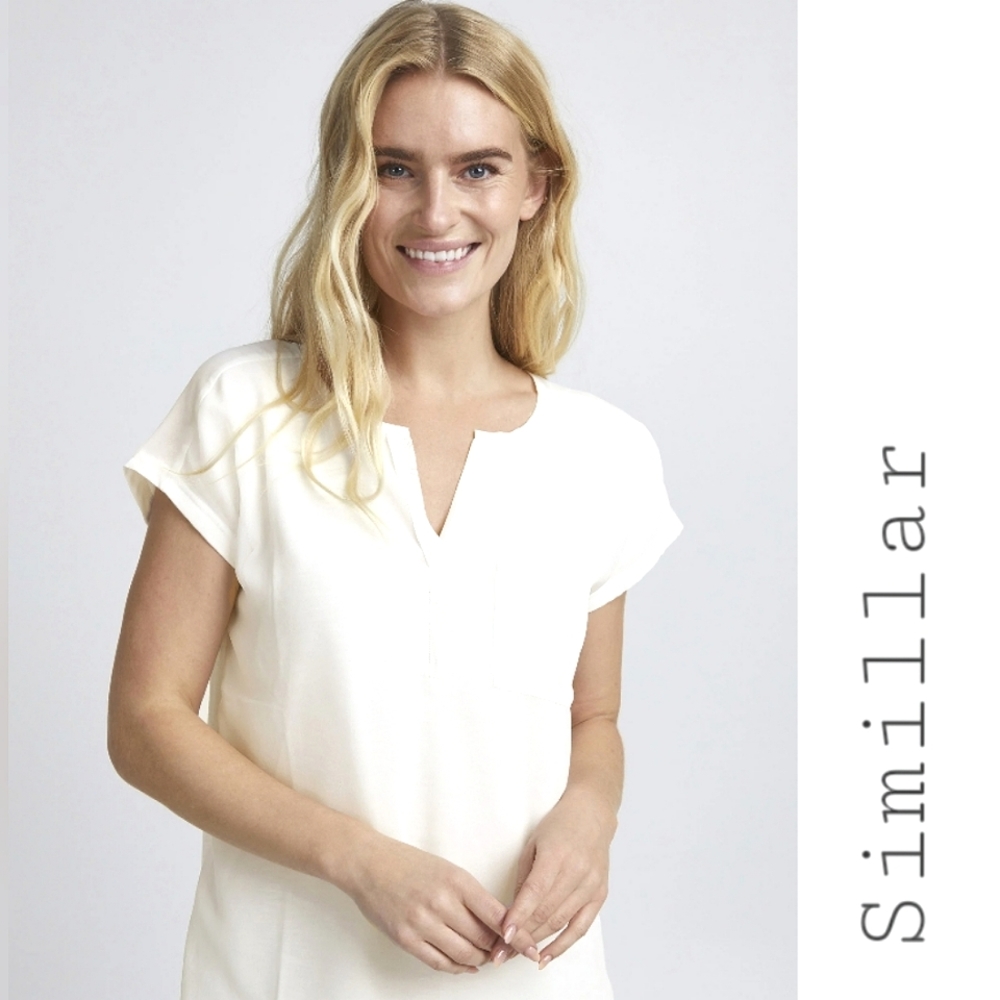 Fransa Eyelet short sleeves top